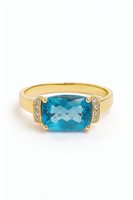 Ringe Idee Preziose dal 1987 Dame in Gelbgold Zircone IP.AK18G/13 - IP.AK18G/13